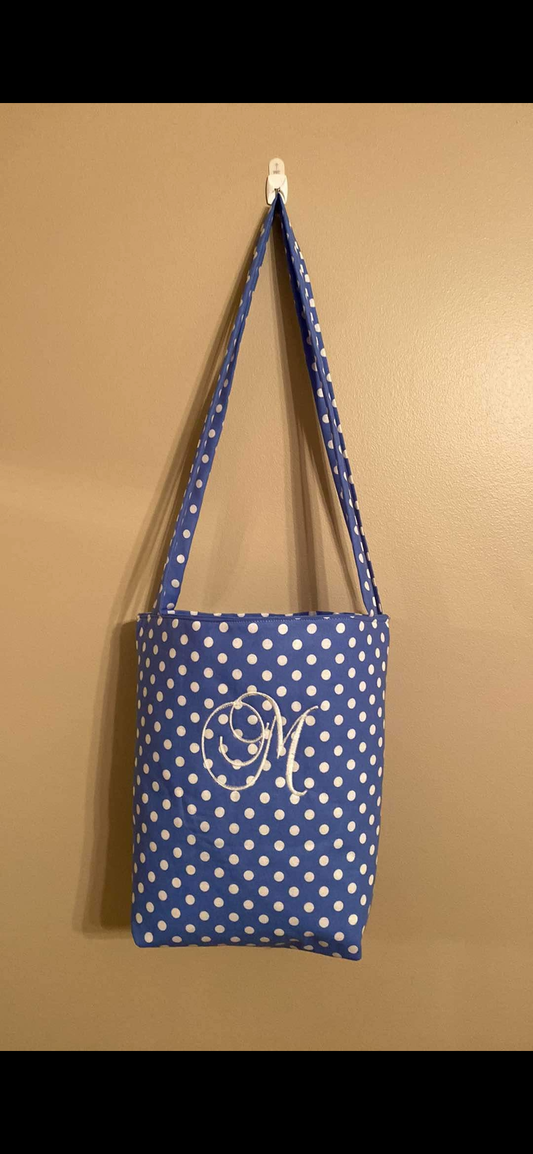 15.00 homemade pocketbook with embroidery initials